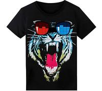 LED T Shirt Sound Activated Glow Shirts Light up Equalizer Clothes for Party