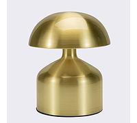 LED Table Lamp, 3-Way Dimmable Cordless Desk Light, USB Rechargeable Electroplating Design, Luxury Creative Lighting for Couples, Ideal for Dinner Bars, Bronze Finish