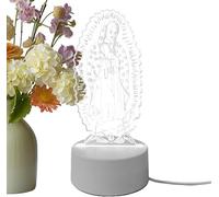 LED Table Lamp | Desktop LED Prayer Lantern,USB Mary Night Light - for Birthday Bedside Home Living Room Apartment Dorm Nursery Church Durability