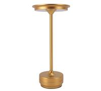 LED Table Lamp, Stepless Dimmable 3 Light Source Touch Control Bedside Table Lamp for Bedroom (Gold)