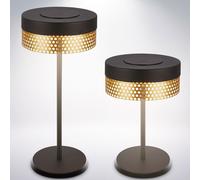 LED Table Lamp USB-C Rechargeable Battery Bar Bedside Light 35cm Dimmer IP44