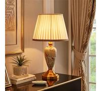 LED Table Lamp with Dimming Remote Control - Modern Ceramics Design for Desk or Ceiling Lighting