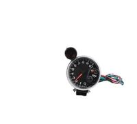 LED Tachometer 5-Inch 10000RPM 12V Car Gauge With Alarm Function | Aluminum and Plastic Construction Large White Display Intuitive Markings For Wide Vehicle Compatibility