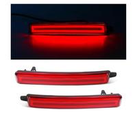 Led Tail Light 2PCS Bumper Reflector Lights For Cadillac SRX 2010-2016 Function as Tail,Brake&Rear Fog Lamps, Amber Turn Light Led Rear Tail(RED B)