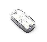 Led Tail Light 4/8pcs 12V24V 12 Leds Truck Side Marker Lights External Light Signal Indicator Lamp Warning for Trailer Lorry RV Led Rear Tail(4pcs White)
