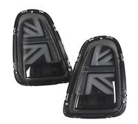 LED Tail Light Assembly Smoked Lens VLAND for JCW Union Jack Full LED Brake Driving Lights Turn Lamp Fit for R56 R57 R58 R59 LCI 2011 2012 2013 2014 2015