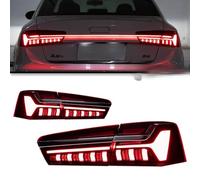 LED Tail Light for Car - Premium Replacement Tail Lamp with Bright Illumination, for Audi A6 2012-2015, Shock-Resistant & Long-Lasting,A
