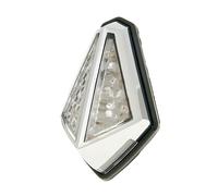 LED Tail Light Transparent Mini Custom Chrome Universal