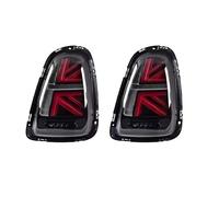 Led Tail lights Assembly Compatible For BMW Mini Cooper R56 R57 R58 R59 2007-2013 Rear Lamp DRL Fog Taillights Plug and Play Union Jack(Black red,2007-2010)