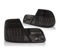 LED taillights suitable for BMW E46 Coupe model years 2003-2006, smoked finish