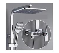 LED tatic Shower Mixer Set for Precise Temperature Control - Perfect for Bathroom Modernization Elegant Design Easy Installation Luxury Shower Experience