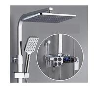 LED tatic Shower Mixer Set for Precise Temperature Control Perfect for Bathroom Modernization - Upgrade Your Shower Experience!