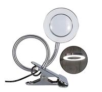 LED Tattoo Lamp,Portable Permanent Makeup Reading 2.5X Magnifier Magnifying USB Salon Desktop Light with Clip,Perfect Light for Eyebrow,Lip,Eyelash Extension,Watch Repair,Energy Saving Bright Light