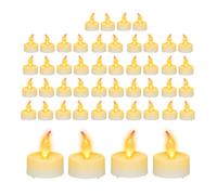 Led tealight candle Battery Operated Tealights Long Lasting Mini Size 48 Pieces