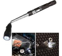 LED Telescope Torch Swan Neck Magnet Flex Work - Light Tool