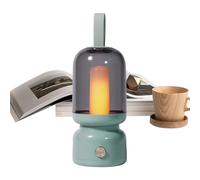 LED Tent Light - Silicone ABS, Battery Operated Camping Lantern and Children's Room Night ļight | Type-C Rechargeable Warm White Lamp, Portable Ļigĥt for Hiking, Tent, Bedroom and Living