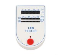 LED Tester, 1 Piece Portable Handheld LED Bulb Test Box for 2-150mA Current Range, Brightness & Color Verification, Compact 8×5.5×2.2 cm, Engineers & Electronics Hobbyists