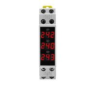 LED Three Phase Voltmeter Mini Digital Display Modular Voltage Meter