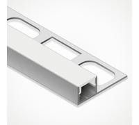 LED Tile In Aluminium Profile LEDBRITE 2M / 6.6FT LED Aluminium Extrusion with Channel, Diffuser, End Caps and Mounting Clips for LED Strips ALP3311-C (Pack of 2)