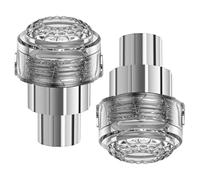 LED Tire Valve Caps 7 Colors Flashing Intelligent Sensor Waterproof | Light Up Valve Stem Caps for Electric Scooter Sedan SUV Urban Commuting Outdoor Adventure Weekend Outing
