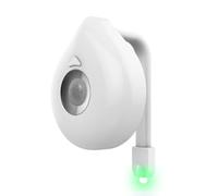 LED Toilet Bowl - 8 Color Changing Smart Night, Motion Activated Toilet | Battery Powered Bathroom Lighting for Home Hotel Apartment, Waterproof Seat Lamp