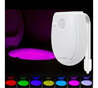 LED Toilet Light with Motion Detection White Sensor LED Bathroom Toilet Bowl Light 10-Pack