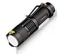 Generise LED Torch Flash Light Pocket Torch - Super Bright High Powered Small Torch for Camping, Fishing, Walking etc - Only 1xAA Battery Required