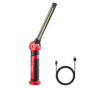 LED Torch Rechargeable Work Light, 1000 Lumens Inspection Lamp with Magnetic Base & 120° Rotation, 4000mAh Long Lasting Mechanic Light for Car Repair, Camping, Emergency