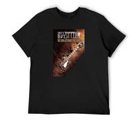 LED Tour Zeppelin T-Shirt Graphics Tee Black Tee Shirt M