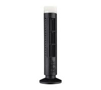 LED Tower Fan Bladeless Cooling Fan 2 Gear Speed Mini Vertical Conditioner Portable Stand Up Tower Fan for Living Room Bedroom (C)