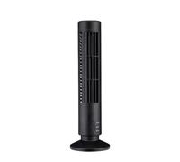 LED Tower Fan Bladeless Cooling Fan 2 Gear Speed Mini Vertical Conditioner Portable Stand Up Tower Fan for Living Room Bedroom