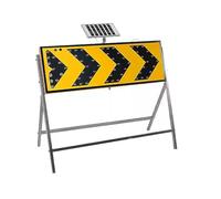 LED Traffic Guide Light,Engineer Grade Reflective Aluminum Sheeting, Right Arrow Sign, Mobile Arrow Banner, Flashing Arrow Banner,For Construc(Size:120*40*110 cm/47.24*15.74*43.3 in,Color:Right arrow)