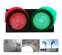 LED Traffic Light Indicator - IP65 Waterproof Red/Green Signal for Outdoor Use, Construction Sites, Automatic Switch, 110V Power Source, Durable Safety Warning Light