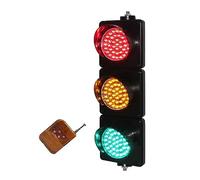 LED Traffic Light Lamp Raffic Wall Light 2 Lights Blocking Red/Green Stop and Go Light with Remote Control - Traffic Sign Accessory for Cars and Pedestrian