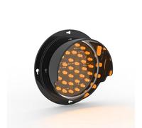 LED Traffic Light, Waterproof Stop & Go Lamp, Compact Tube Design for Teaching & Traffic Control, Durable Red Signal Light for Docks & Safety Use