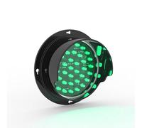 LED Traffic Light, Waterproof Stop & Go Lamp, Compact Tube Design for Teaching & Traffic Control, Durable Red Signal Light for Docks & Safety Use