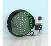 LED Traffic Signal Light, 2 In 1 Stop and Go Light, Plug and Play, Manual Control, Easy Installation for Toll Stations and Loading Docks, Red/Green