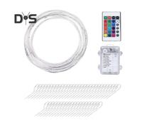 LED Trampoline Lights Waterproof Strip Light with Remote Control 16 Colors Outdoor Night Play Rope Lights for 8/10/12Ft Trampoline Rim