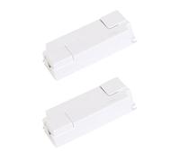 LED Transformer 12V 12W 1A / 12V 15W 1.25A, Ultra Thin 230V to 12V, Transformer No Noise, Transformer, Driver Power Supply for G4 MR16 MR11 LED Strips (2-12V15W 1.25A)