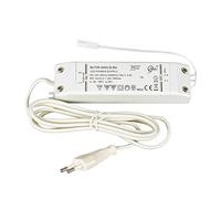 LED Transformer 24 V DC 30 W Transformer 0.5-30 Watt with 1.5 m Cable and Mini Socket Converter Transformer SLT30-24VL / SLT30-24VLG-Es
