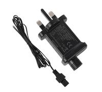 LED Transformer Plug 24V 3.6W:IP44 Waterproof Power Supply Adapter for Decorative Christmas Tree Lights Outdoor Garden Lights and Fairy Lights