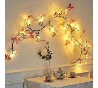 LED Tree Branch Lights - Willow Vine Butterfly Lights, 5.25 FT 36LED, Christmas Garland for Wall & Wedding Decor