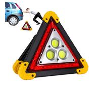 LED Triangle Lights for Cars, Quick Charge Foldable Warning Triangles, Bright Waterproof Safety Sign with Portable Design, Compact Automotive with Sturdy Build, Reinforced Material Construction