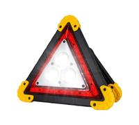LED Triangle Lights for Cars - Quick Charge Foldable Waterproof Triangles Light | Portable Bright Eye-Catching Lightweight Safety Sign | Automotive Vehicle Roadside Hazard Warning Flare