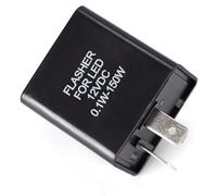 Led Turn Signal Flasher Relay 12V 2Pin Motorcycle Blinker Adjustable Automatic Protection Flasher Relay Turn Signal Indicator