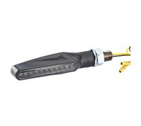 LED turn signal Protech RC-30 left / right, black with approval, universal
