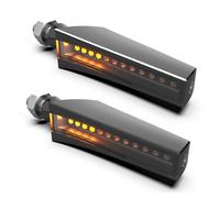 LED turn signals Highsider pro STS 1 sequential with approval black M8, 2 pieces