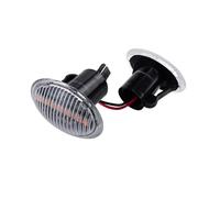 Led Turn Singal Light For Ka (RU8) 2008-2016 2 Clear Lens LED Indicator Side Repeater Light