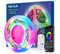 LED TV Backlights 3 m, RGBIC Led Strip Light for 45-65 inch, Rainbow-Like Colour LED Lights for TV with Bluetooth, Remote APP Control USB Powered for Room Xmas Decor