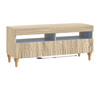 LED TV Cabinet ALKMAAR 100 x 35 x 43 cm Engineered Wood Media Console vidaXL